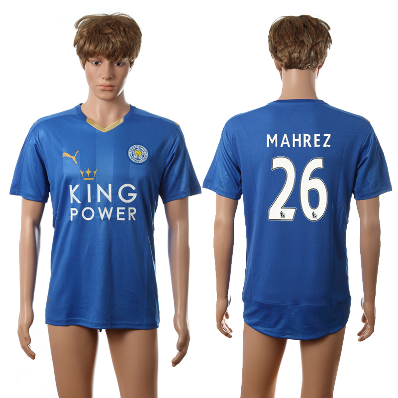 2016-17 Leicester City 26 MAHREZ Home Thailand Jersey