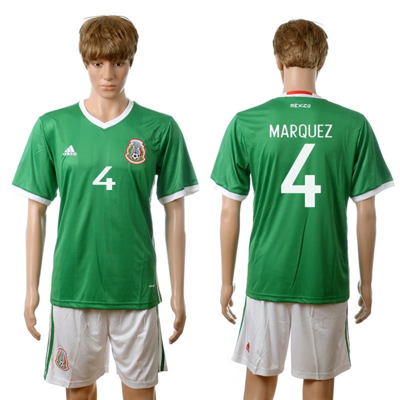 2016-17 Mexico 4 MARQUEZ Home Jersey