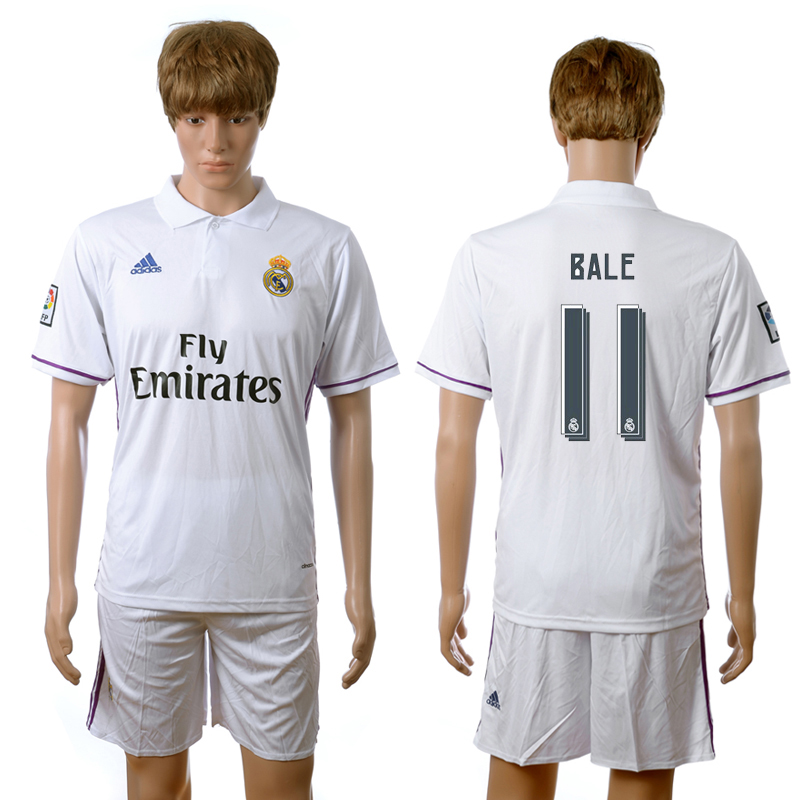 2016-17 Real Madrid 11 BALE Home Jersey