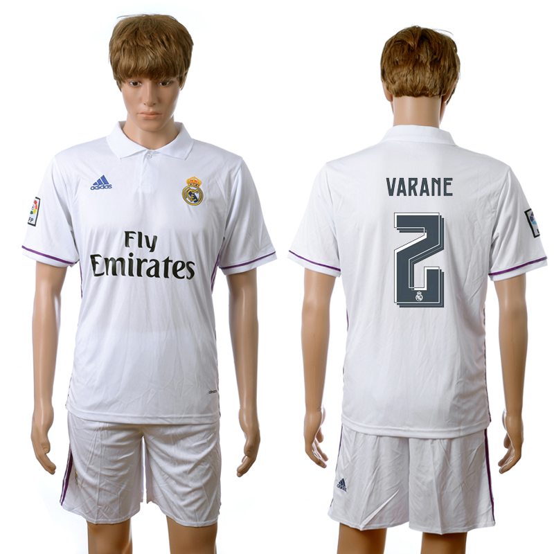 2016-17 Real Madrid 2 VARANE Home Jersey
