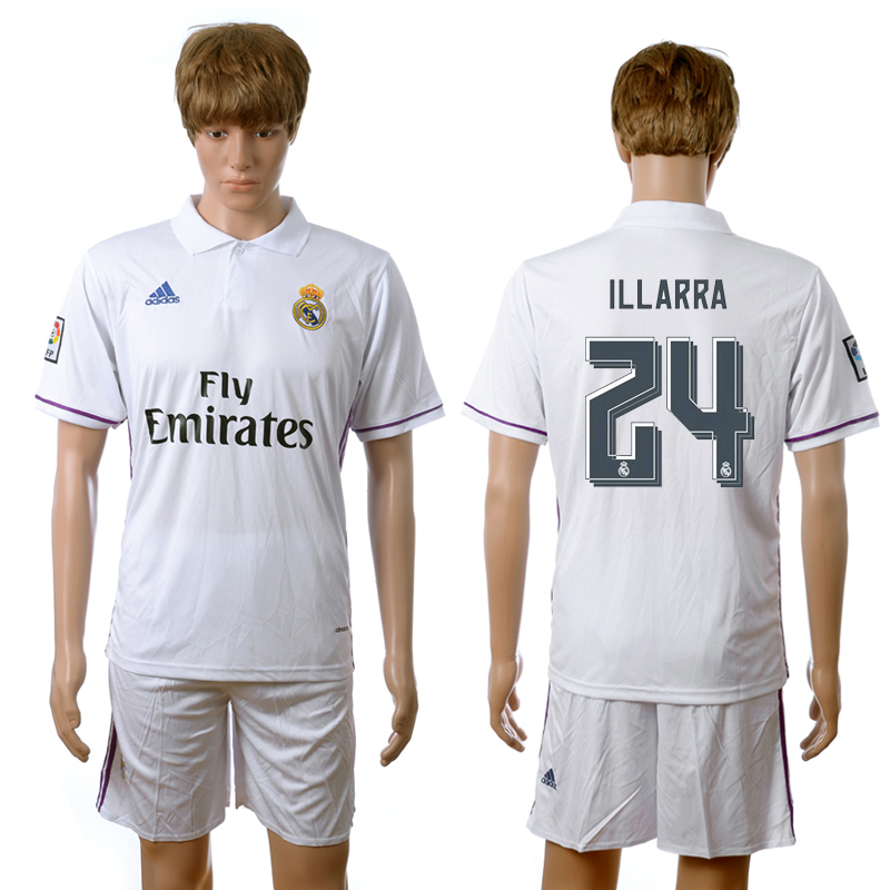 2016-17 Real Madrid 24 ILLARRA Home Jersey