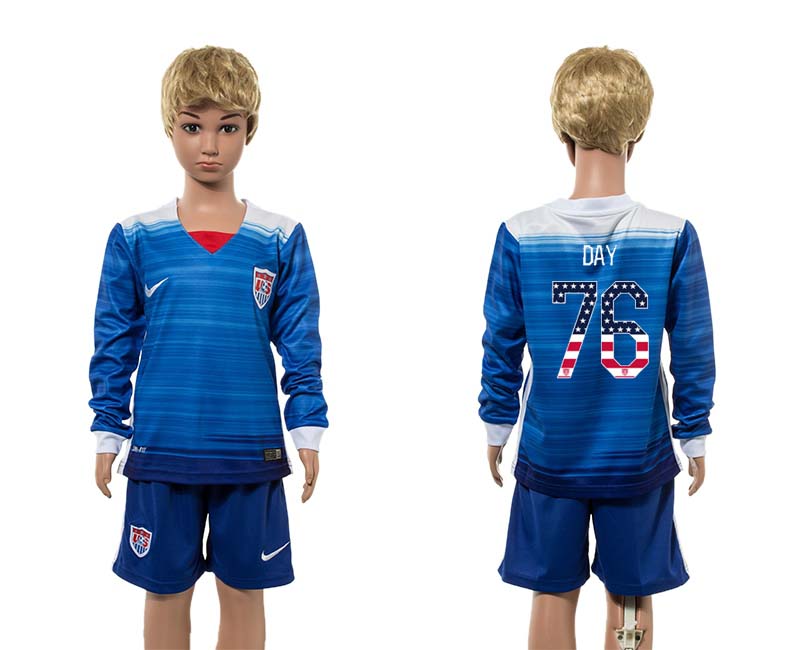2015-16 USA 76 DAY Away Youth Independence Day Jersey