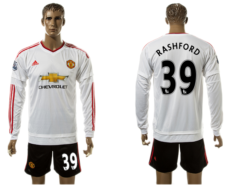 2015-16 Manchester United 39 RASHFORD Away Long Sleeve Jersey 2015-16 Manchester United 39 RASHFORD Away Long Sleeve Jersey