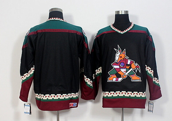 Coyotes Blank Black CCM Jersey
