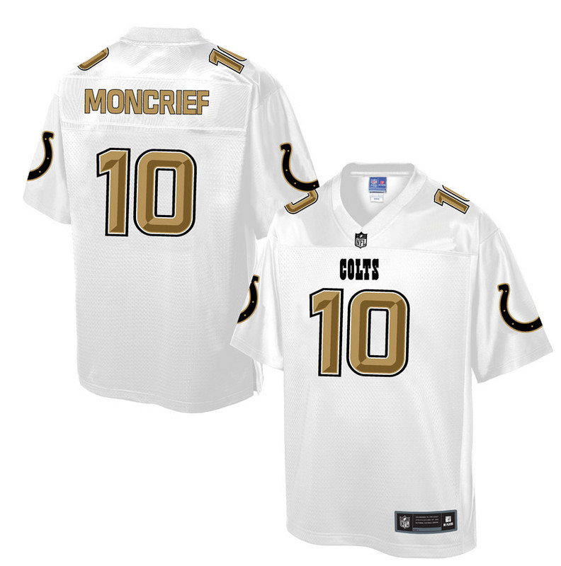 Nike Colts 10 Donte Moncrief White Pro Line Elite Jersey