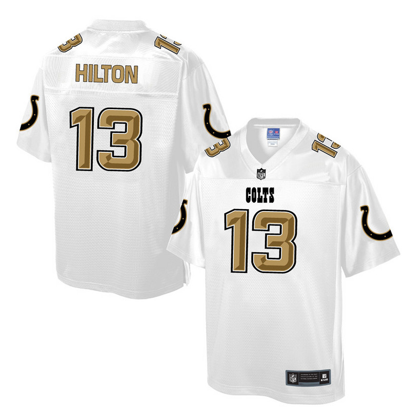 Nike Colts 13 T.Y. Hilton White Pro Line Elite Jersey