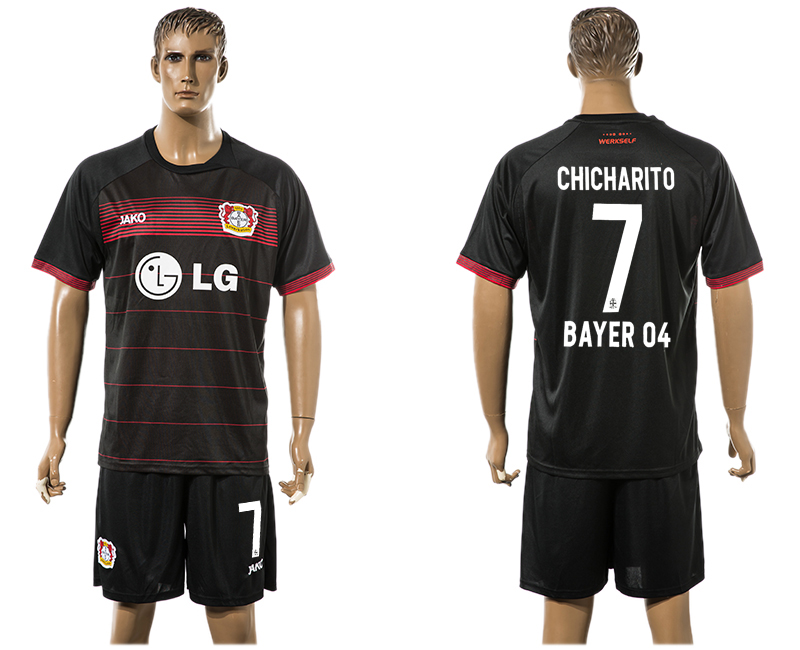 2016-17 Bayer 04 Leverkusen 7 CHICHARITO Home Soccer Jersey