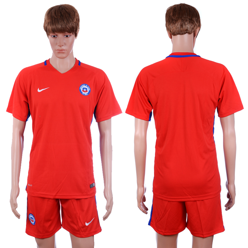 2016-17 Chile Home Soccer Jersey