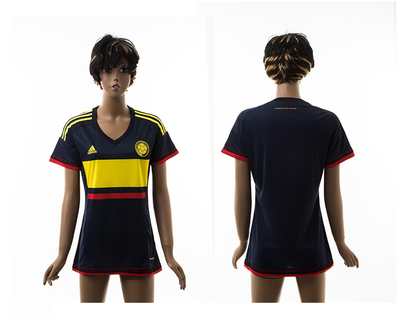 2016-17 Colombia Away Women Thailand Soccer Jersey