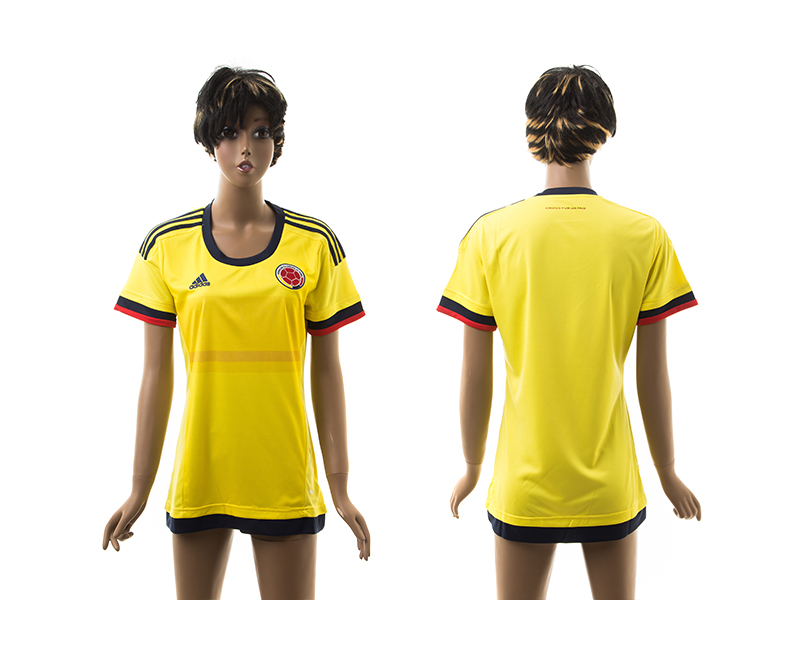 2016-17 Colombia Home Women Thailand Soccer Jersey