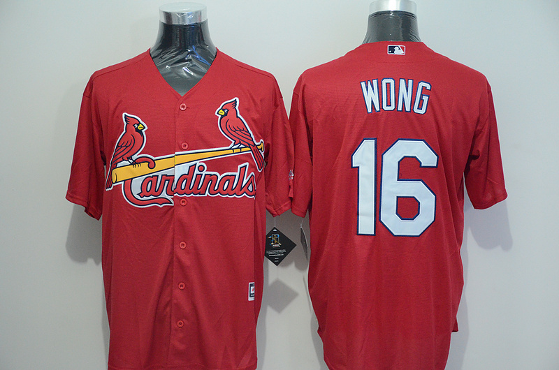 Cardinals 16 Kolten Wong Red New Cool Base Jersey