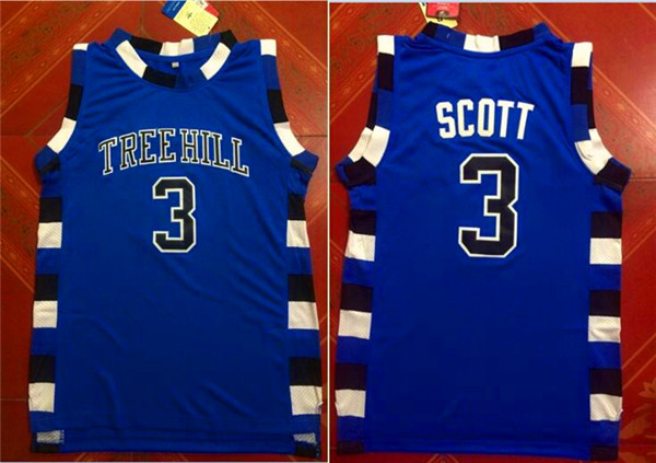 One Three Hill 3 Scott Blue Stitched Jersey