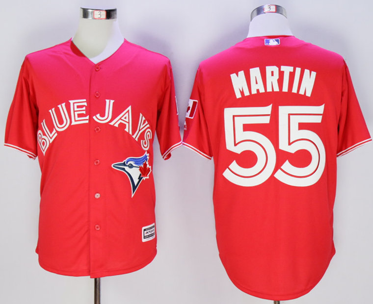 Blue Jays 55 Russell Martin New Cool Base Jersey