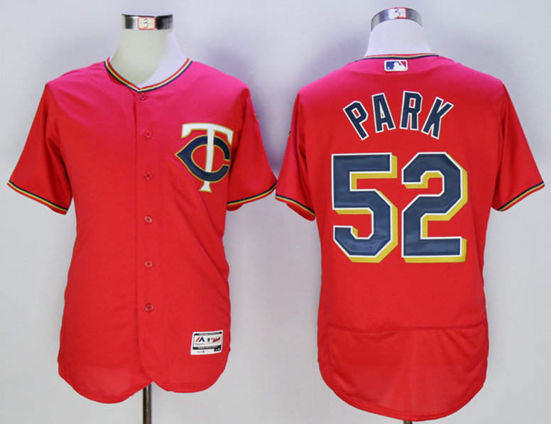 Twins 52 Byung-Ho Park Red Flexbase Jersey