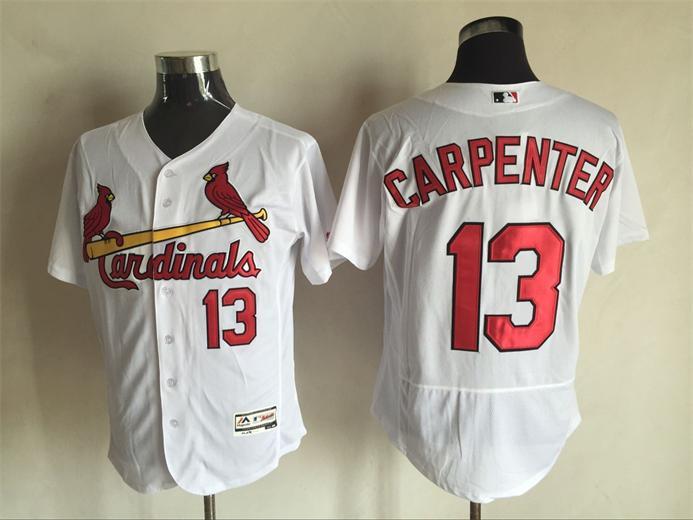 Cardinals 13 Matt Carpenter White Flexbase Jersey