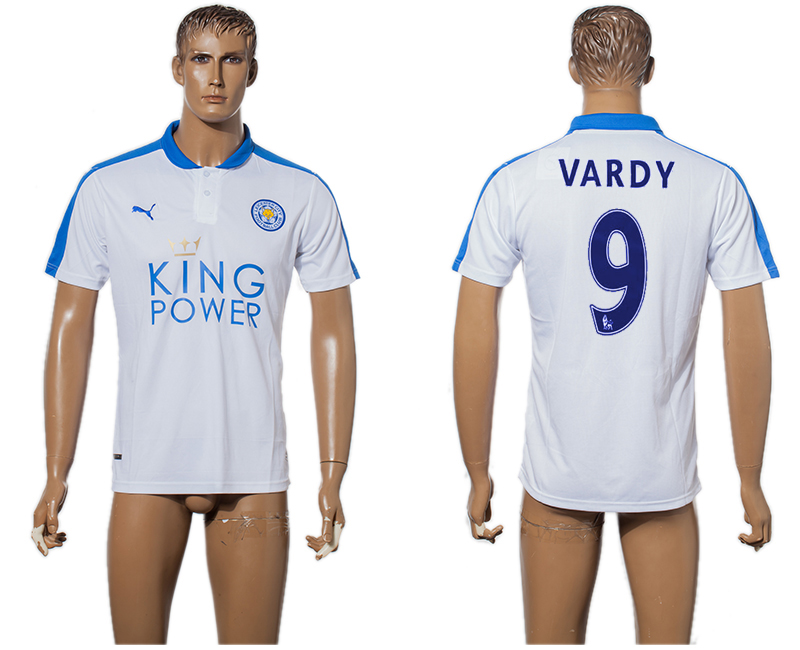 2015-16 Leicester City 9 VARDY Third Away Thailand Soccer Jersey