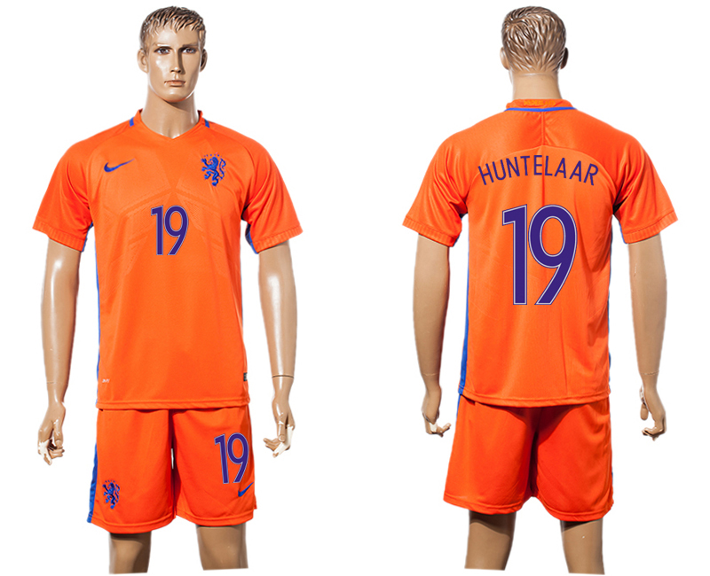 2016-17 Netherlands 19 HUNTELAAR Home Soccer Jersey