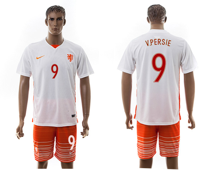 2016-17 Netherlands 9 V.PERSIE Away Soccer Jersey