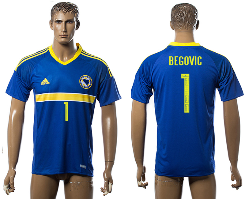 2016-17 Bosnia and Herzegovina 1 BEGOVIC Home Thailand Jersey