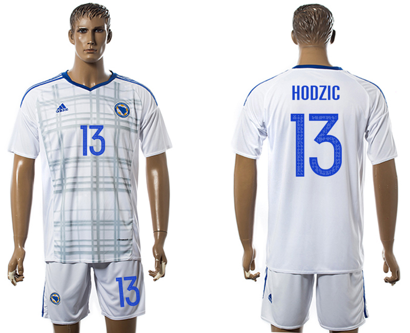 2016-17 Bosnia and Herzegovina 13 HODZIC Away Jersey