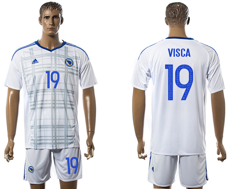2016-17 Bosnia and Herzegovina 19 VISCA Away Jersey
