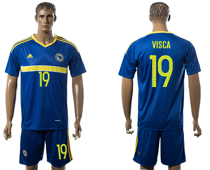2016-17 Bosnia and Herzegovina 19 VISCA Home Jersey