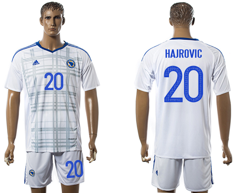 2016-17 Bosnia and Herzegovina 20 HAJROVIC Away Jersey
