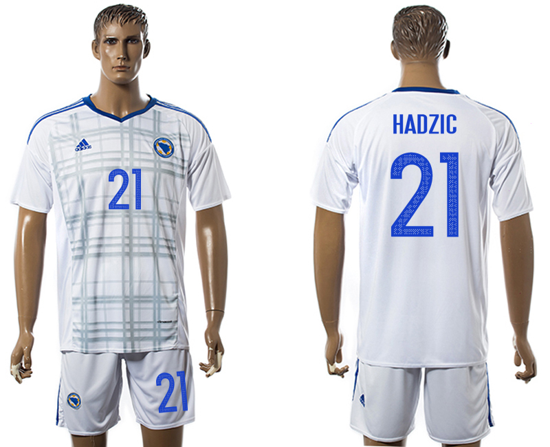 2016-17 Bosnia and Herzegovina 21 HADZIC Away Jersey
