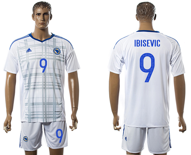 2016-17 Bosnia and Herzegovina 9 IBISEVIC Away Jersey
