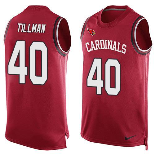 Nike Cardinals 40 Pat Tillman Red Player Name & Number Tank Top