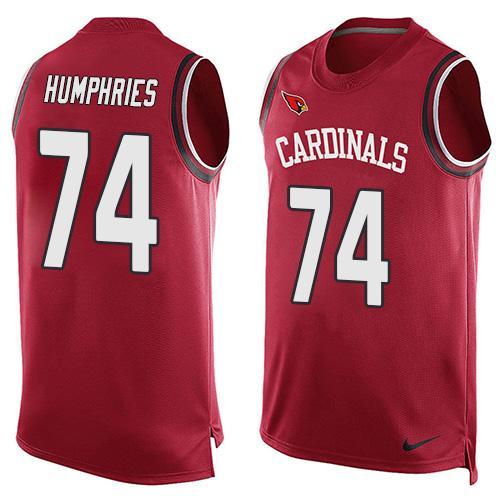 Nike Cardinals 74 D.J. Humphries Red Player Name & Number Tank Top - Click Image to Close