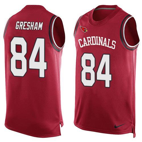 Nike Cardinals 84 Jermaine Gresham Red Player Name & Number Tank Top - Click Image to Close
