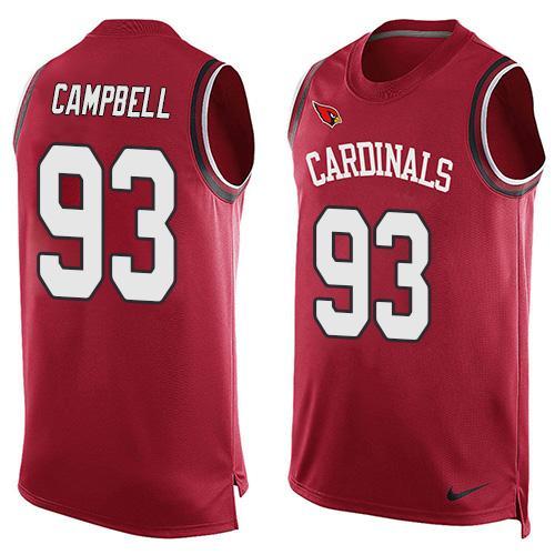 Nike Cardinals 93 Calais Campbell Red Player Name & Number Tank Top - Click Image to Close