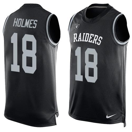Nike Raiders 18 Andre Holmes Black Player Name & Number Tank Top