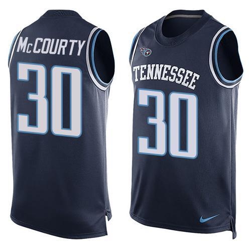 Nike Titans 30 Jason McCourty Navy Player Name & Number Tank Top