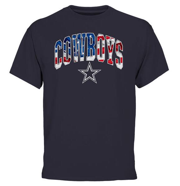 Dallas Cowboys Pro Line Navy Banner Wave Men's T Shirt