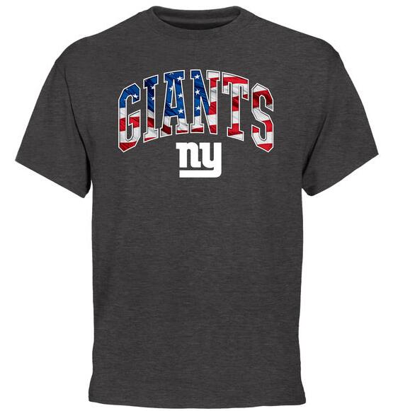 New York Giants Pro Line Navy Banner Wave Men's T Shirt