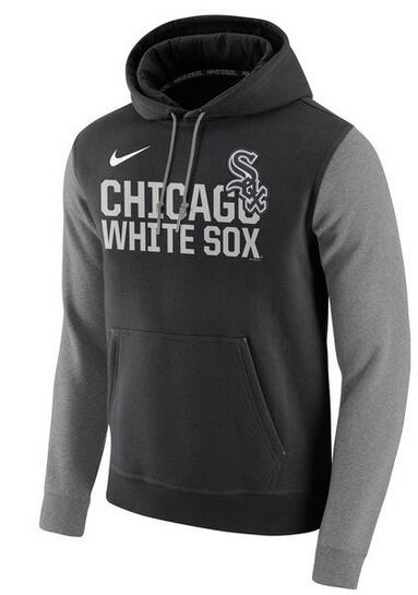 Nike Chicago White Sox Black Club Fleece Men's Pullover Hoodie