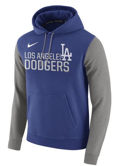 Nike Los Angeles Dodgers Royal Club Fleece Men's Pullover Hoodie