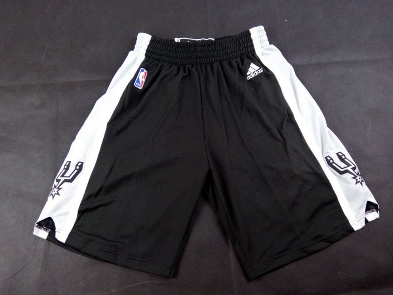Spurs Black Swingman Shorts
