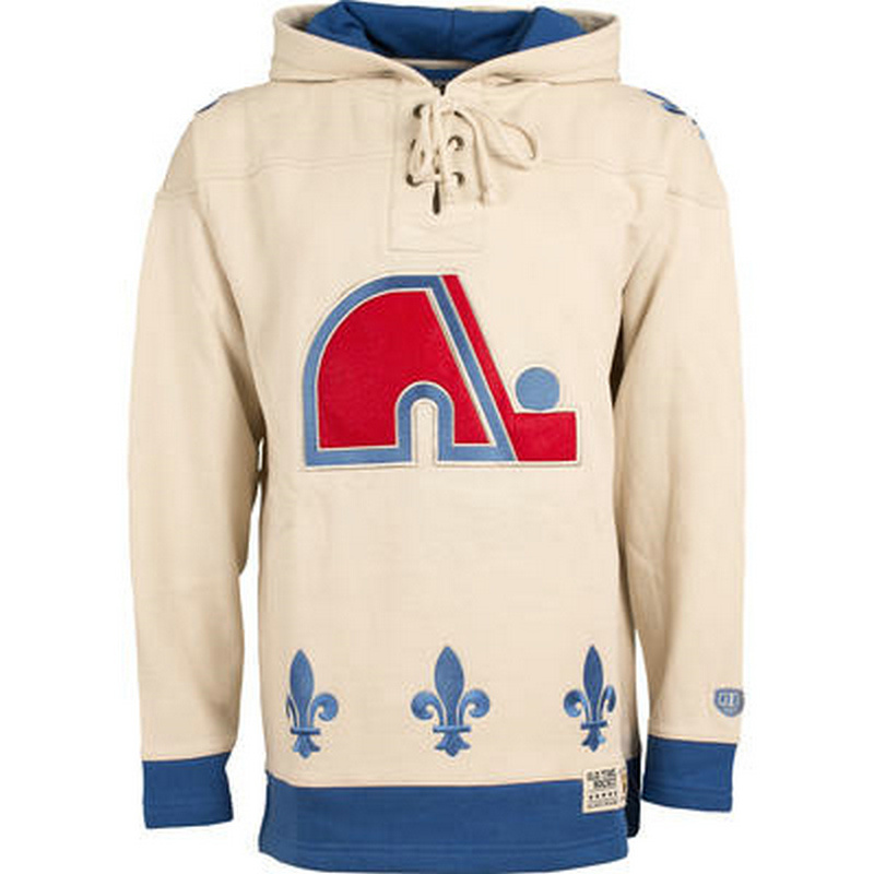 Nordiques Cream Men's Customized All Stitched Sweatshirt