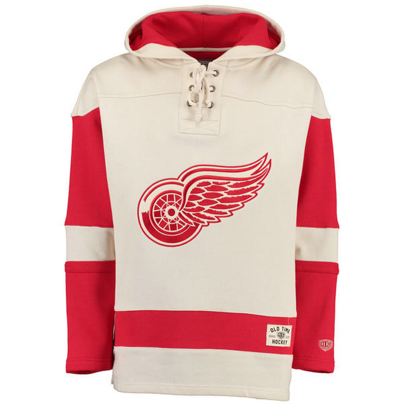 Red Wings Cream Men's Customized All Stitched Sweatshirt