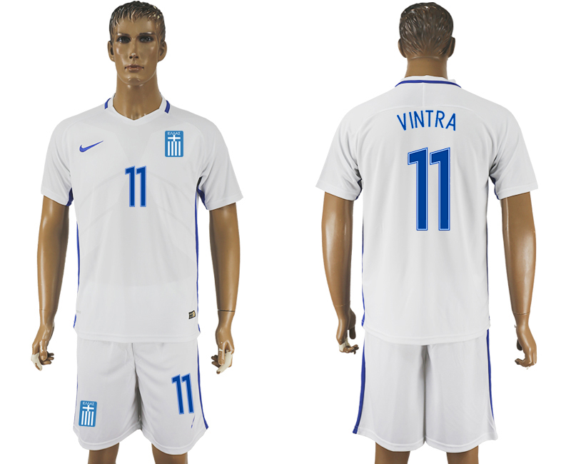 2016-17 Greece 11 VINRA Home Soccer Jersey