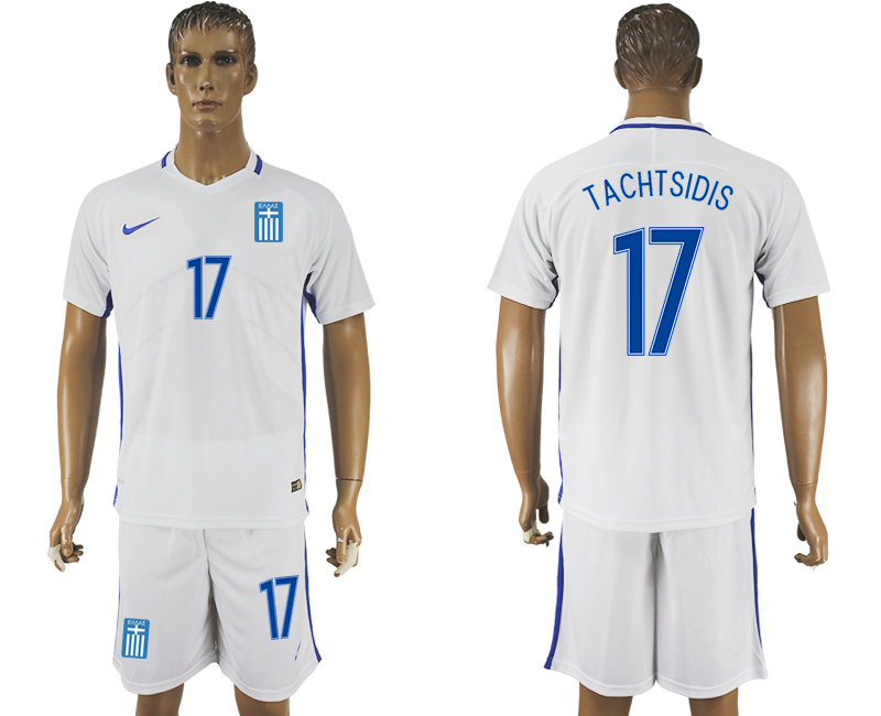 2016-17 Greece 17 TACHTSIDIS Home Soccer Jersey
