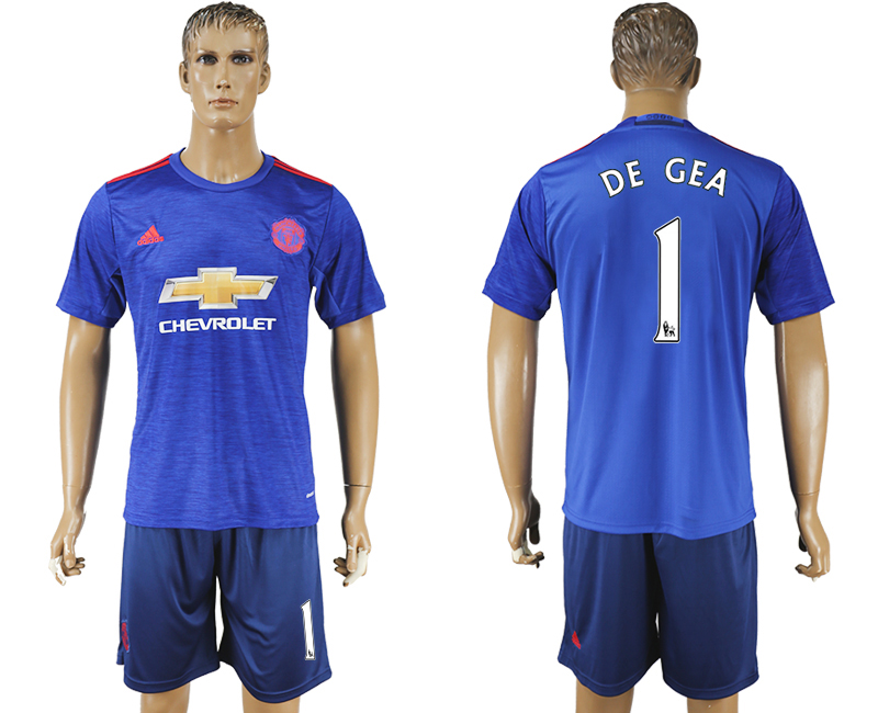 2016-17 Manchester United 1 DE GEA Away Soccer Jersey 2016-17 Manchester United 1 DE GEA Away Soccer Jersey