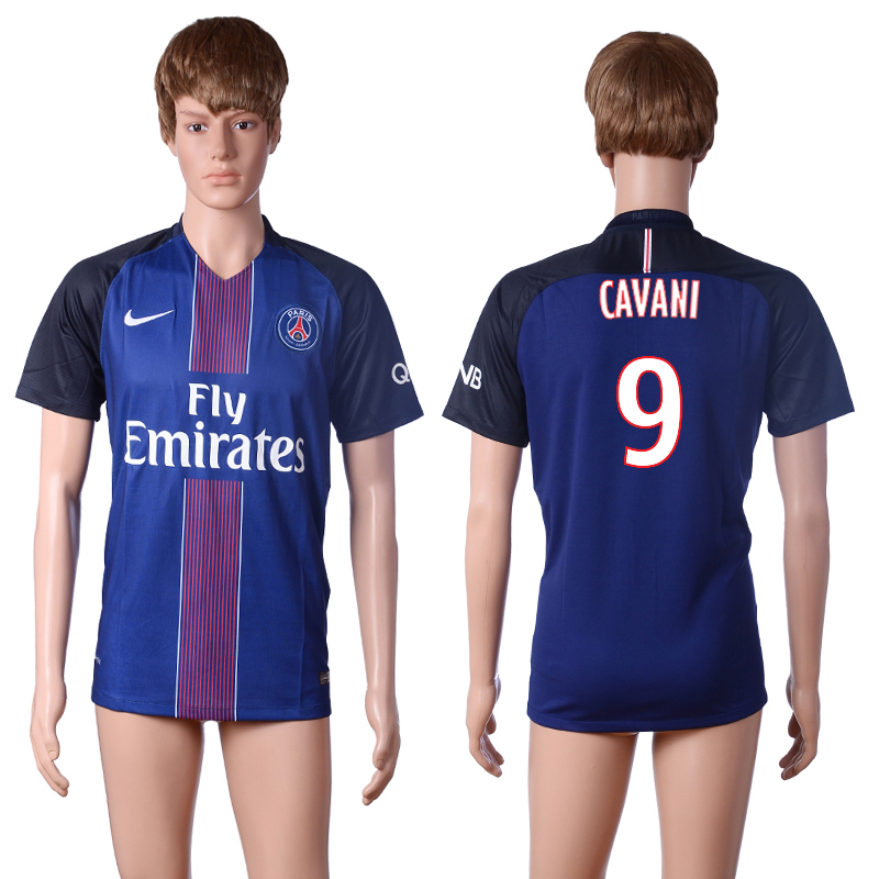 2016-17 Paris Saint-Germain 9 CAVANI Home Thailand Soccer Jersey
