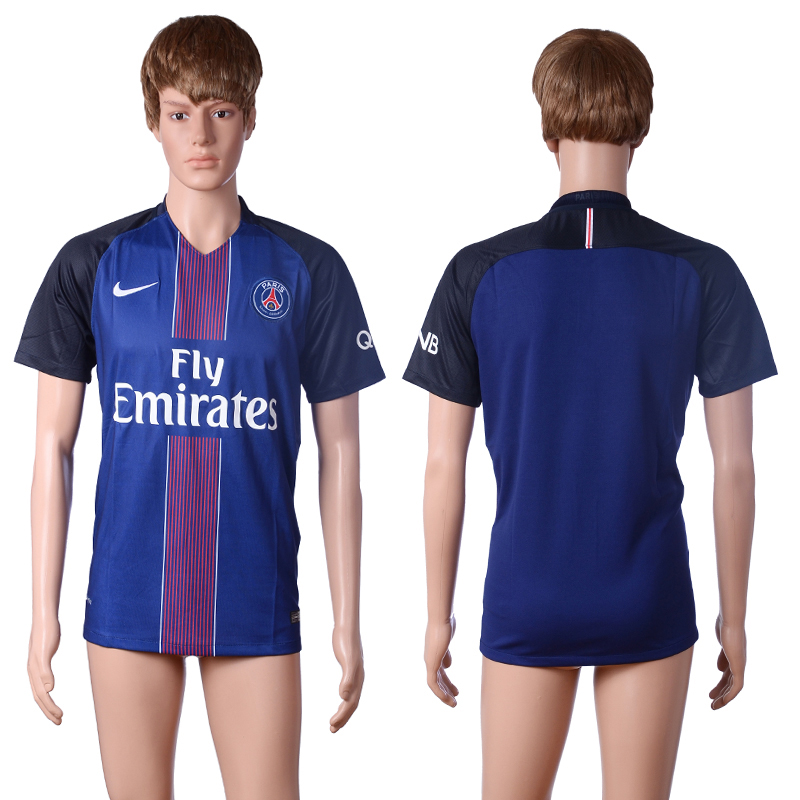 2016-17 Paris Saint-Germain Home Thailand Soccer Jersey 2016-17 Paris Saint-Germain Home Thailand Soccer Jersey