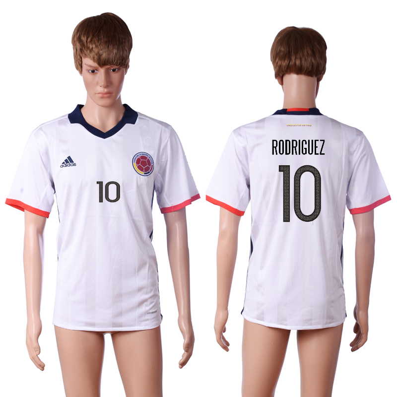 Colombia 10 RODRIGUEZ 2016 Copa America Centenario Thailand Soccer Jersey