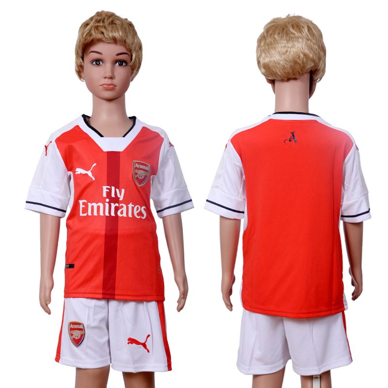 2016-17 Arsenal Home Youth Soccer Jersey