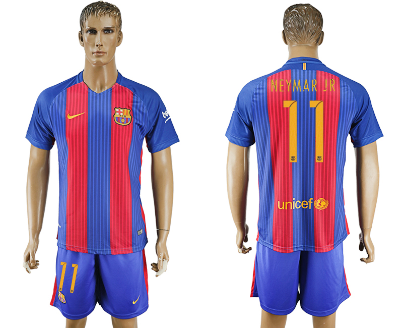 2016-17 Barcelona 11 NEYMAR JR Soccer Jersey